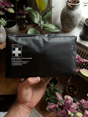 Premium första hjälpen-kit med nödfiltar