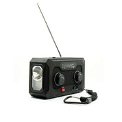 Vevradio 4000 mAh - Multifunktionell med solcell och powerbank