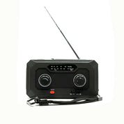 Vevradio 4000 mAh - Multifunktionell med solcell och powerbank