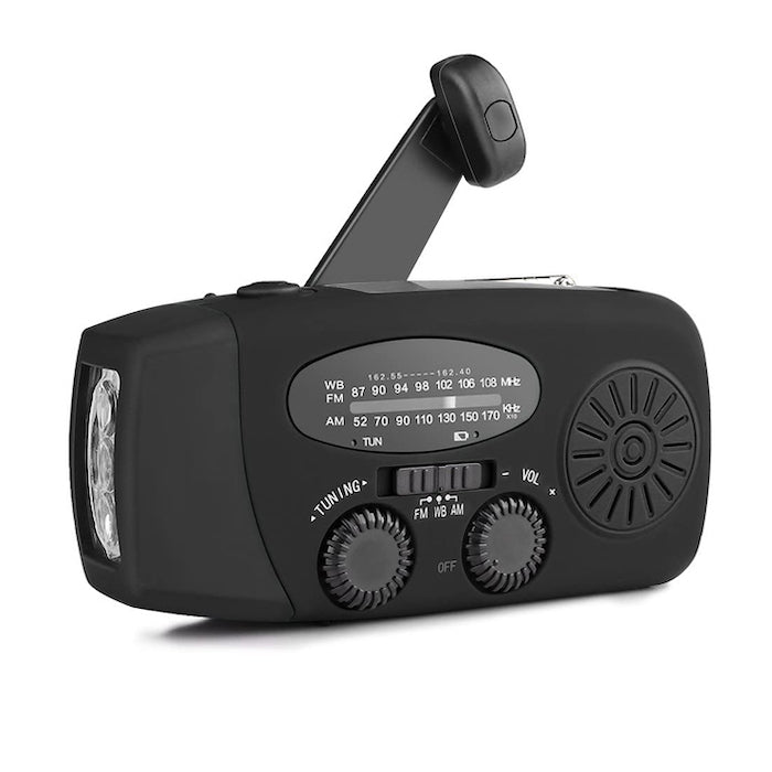 Vevradio 2000 mAh - Multifunktionell nödradio
